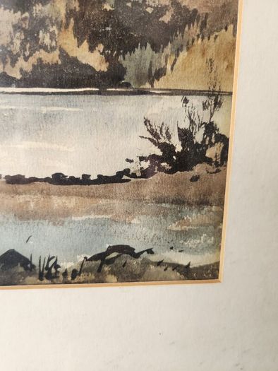 large watercolour.
