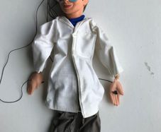 New Very Very Rare Vintage 1960's Brains puppet
