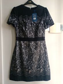 Oasis black lace dress, Uk 8 - New with tag