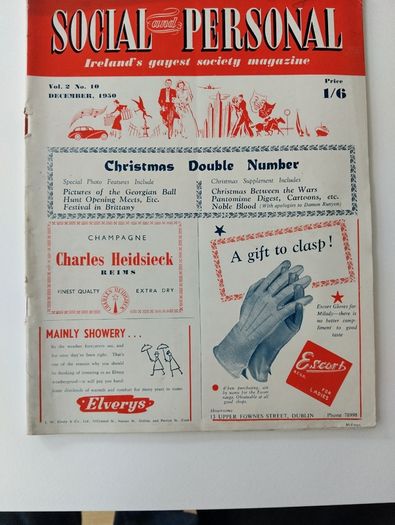 Social & Personal original magazine December 1950