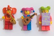 3x Lego birthday mini figures