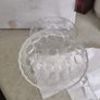 2 clear Depression French serving Glass Small BOWL . Image 4