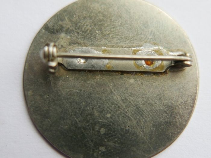Vintage Brooch Celtic Design Scottish  Pewter Pin Brooch