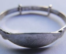 Vintage Sterling Silver Baby Bangle 4,36g