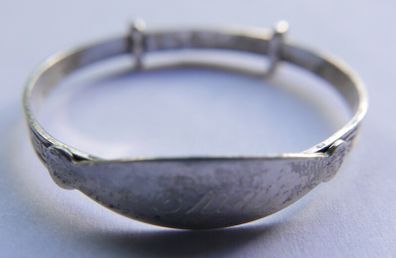 Vintage Sterling Silver Baby Bangle 4,36g