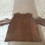 Beautiful Bronze Cold Shoulder Top size 8 Image 4