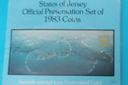 Jersey Presentation Coin Set 1983 In Uncirculated Condition