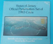 Jersey Presentation Coin Set 1983 In Uncirculated Condition