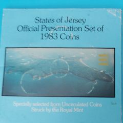 Jersey Presentation Coin Set 1983 In Uncirculated Condition