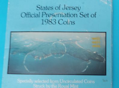 Jersey Presentation Coin Set 1983 In Uncirculated Condition