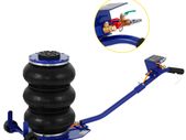 Pneumatic Triple Air Bag Car Jack Trolley 3 Ton 6600 Lbs Cap 400 Mm Lift