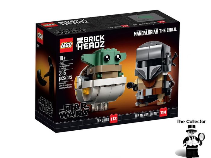 LEGO BrickHeadz Star Wars The Mandalorian & The Child Set 75317 Brand New Factory Sealed