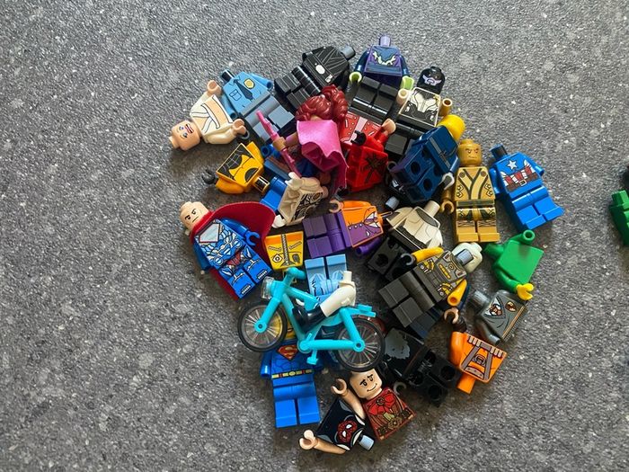 LEGO Mini Figures Star Wars Ninjago Marvel Superhero Spider Man Batman Hulk Iron Man Mickey Mouse