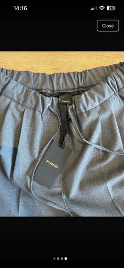 Pinko grey brand new trousers