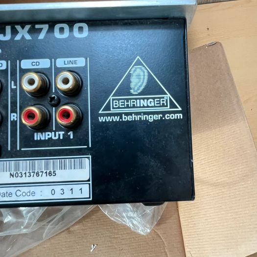 Behringer DJX700 Pro 5-Channel DJ Mixer - Boxed - Very Good Condition