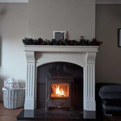 Marble mantle piece