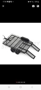 Metal Dual Axle Scale Trailer for Crawler Truck