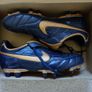 Football Boots Nike Air Legend Tiempo Blue/Gold (2006) Size 7UK FG Image 3