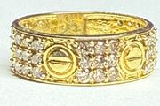 Inspired Love Ring with Natural Diamonds