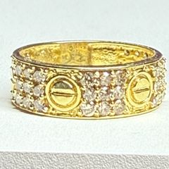 Inspired Love Ring with Natural Diamonds
