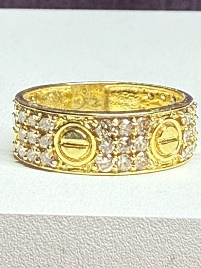 Inspired Love Ring with Natural Diamonds