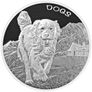 2022 Fiji 50 Cents 1 oz Silver Bullion Coin - Dogs. Proof-Like. (In Capsule) Image 4