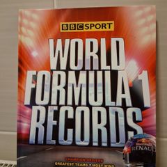 Formula One. World Formula 1 Records Book. Official BBC Sport Hard Back Book.Collect In Dublin Or Receive Via Post.