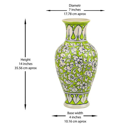 Handmade and Hand Painted Ceramic Flower Vase | Warehouse Clearance | Massive Discount | Bargain price