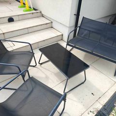 JYSK black garden lounge set
