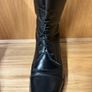 Kids leather QHP riding boots size UK 4 Image 2