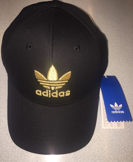 Adidas originals Black Cap Gold Logo