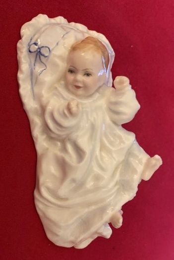 Baby Royal Doulton New Baby Porcelain Hand painted