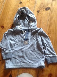 NEXT Hooded Top Age 9-12 months