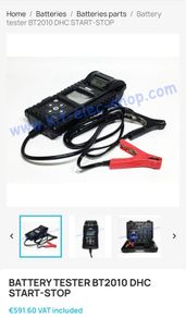 Battery Tester Bt2010 Dhc Start-stop