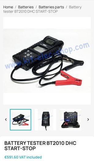 Battery Tester Bt2010 Dhc Start-stop
