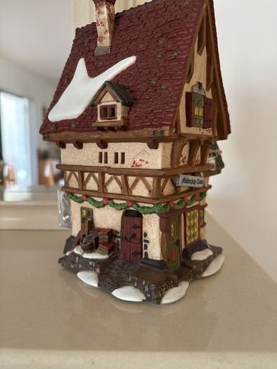 Heritage Village - The Melancholy Tavern - Handpainted Porcelain