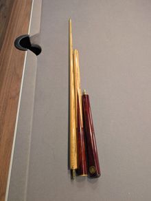 cannon 3 piece snooker Cue