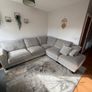 Large Corner Sofa with Footstool Image 3