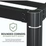 3ft Single Bed Frame with Rounded Corner Legs Image 4