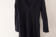 Avoca Anthology Black Cotton Dress Sz 12-14