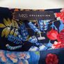 Women's Navy and Floral Top Image 3