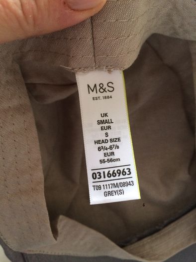 M&S Boys hat head size 55-56cm