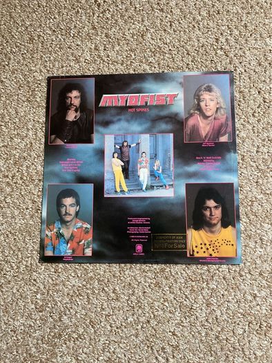 Myofist. "Hot Spikes" vinyl lp