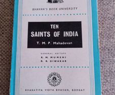 The Saints of India 1971 edition by T M P Mahadevan Bhavan Book University Bombay India in good condition with some signs of wear see photos FREE STANDARD POSTAGE INCLUDED