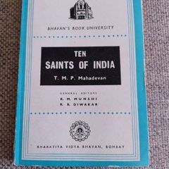 The Saints of India 1971 edition by T M P Mahadevan Bhavan Book University Bombay India in good condition with some signs of wear see photos FREE STANDARD POSTAGE INCLUDED