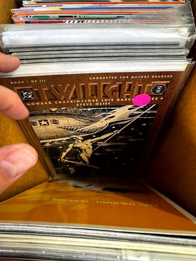 DC Long Comic Box w 250 comics for Sale (2)