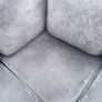 Grey L shaped sofa couch Image 7