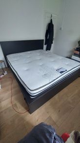IKEA bed frame and mattress