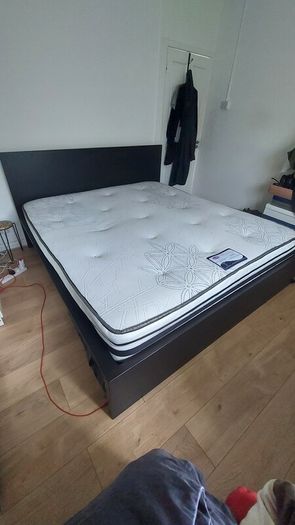 IKEA bed frame and mattress