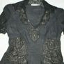 Karen Millen Black Victorian Lace Applique Dress Image 8